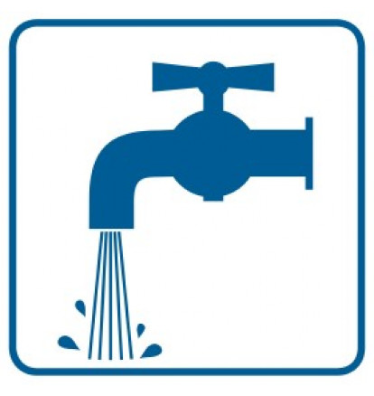 piktogram - odpuszczanie wody z kranu